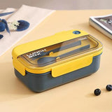 Bento Lunch Box Reusable 2 Compartment Food Container