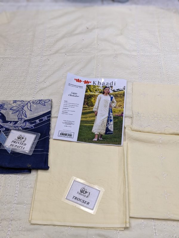 Khaadi ✨ 3 Piece Khaadi Chicken Kari Unstitched Suit New Collection For Womens