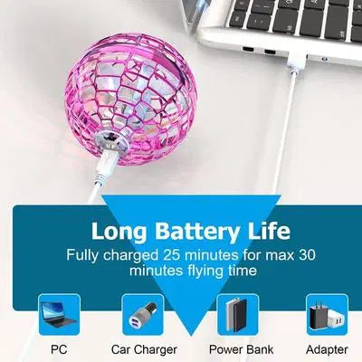 Colorful 1 Pc Flight Gyro Flying Spinner for Boys & Girls - Durable Plastic Fun Toy